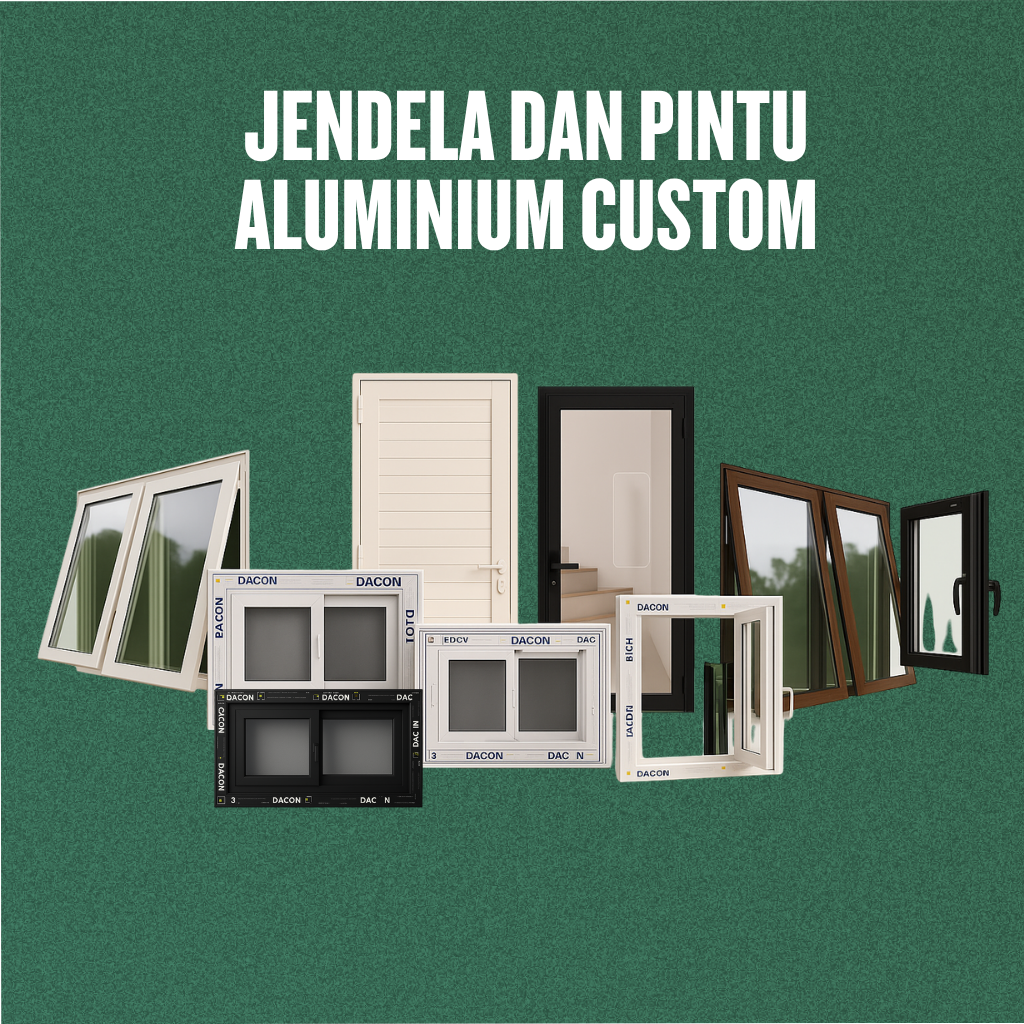 KM aluminium solusi terbaik Berkualitas Tangsel bintaro Pintu dan jendela